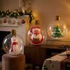 Thick PVC Giant Inflatable Christmas Ball Transparent Big Xmas Hanging Ball  Christmas Tree