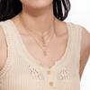 925 Silver Alphabet Pendant Necklace with Zircon Detailing - Women's Elegant & Unique Design