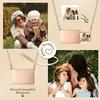 Drawer Style Personalized Necklace Electroplating Locket Pendant Fashion Necklace  Memorial Jewelry