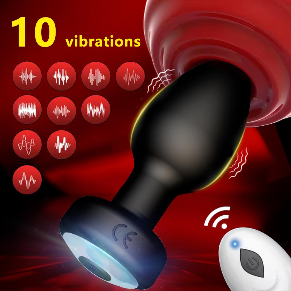 Wireless Remote Control Anal Vibrator Female Vagina Masturbator Butt plug Men Prostate Massager Sex Toy For Couples Sex Supplies