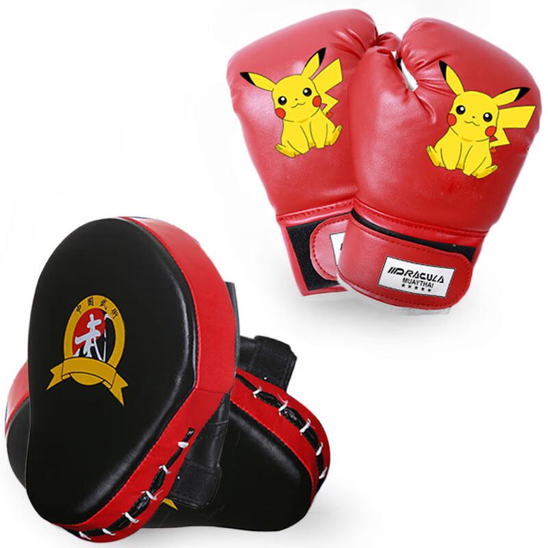 Kids  Muay Thai Boxing Gloves & Mitts Set 6oz