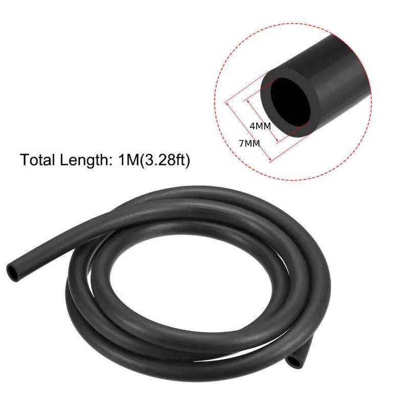 1M Black Fuel Line Hose NBR 5mm ID 8mm OD Diesel Petrol Water Hose Engine Pipe For Honda For Suzuki Motorcycle Accessories