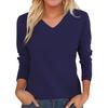 Women's Fashion Solid Colour Long Sleeve Fleece Thickened Top