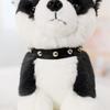 Cute Husky Schnauzer Shar Pei Plush Dog Doll in Boy Outfit