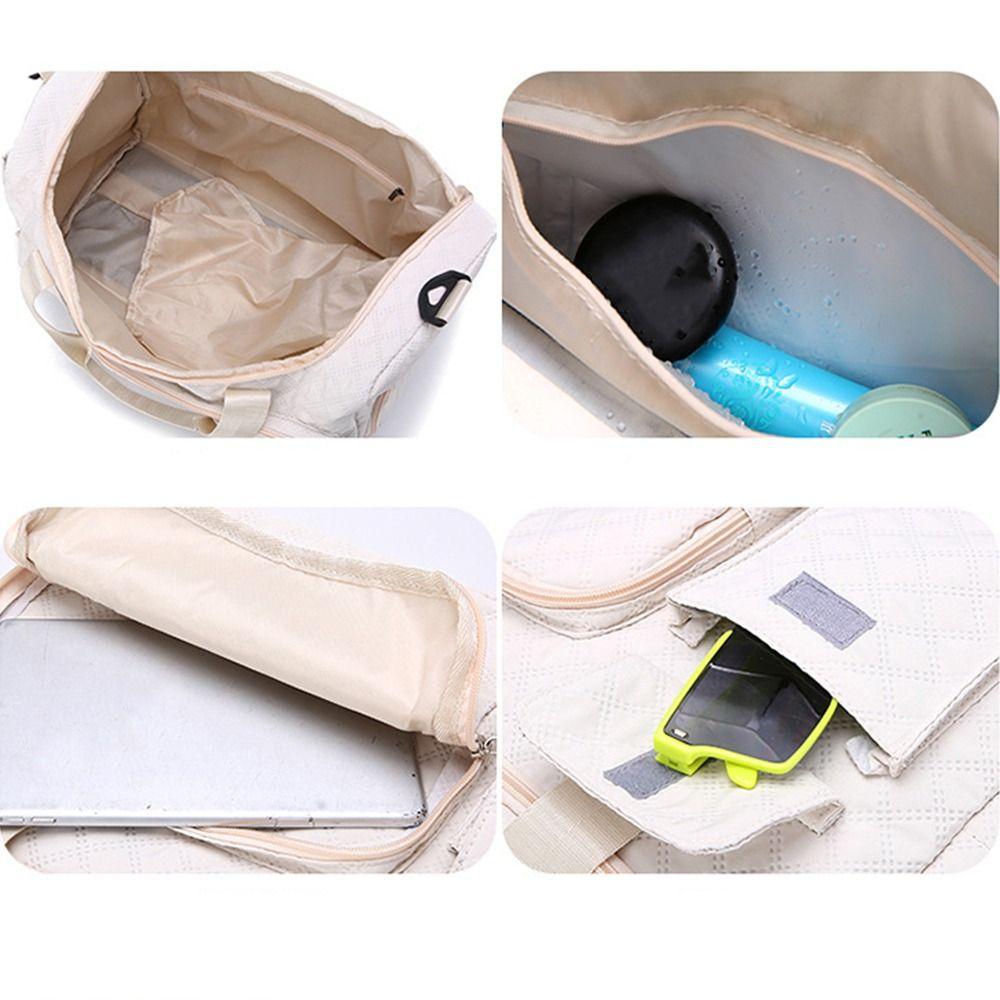 Oxford Travel Duffel Bag Sturdy Nylon Duffle Bag Storage Bag Large Capacity Handbag  Girl