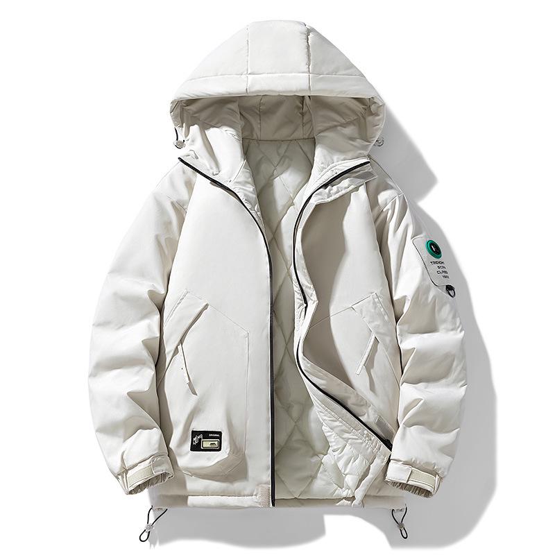 Men's Thickened Warm Autumn/Winter Cotton Padded Jacket Coat, Loose Fit, Plus Size Available