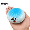 Dumpling Squeeze Toy Cartoon Expression Toy, Anxiety Relief Dough Stress Ball Fidget Stretchy Steamed Bun Sensory for Kids Adults Reliever