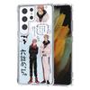 Transparent Phone Case For Samsung S10 S20 Fe S21 S22 S8 S9 Plus S21ultra Shockproof Cover Japan Anime Jujutsu Kaisen Shell Capa