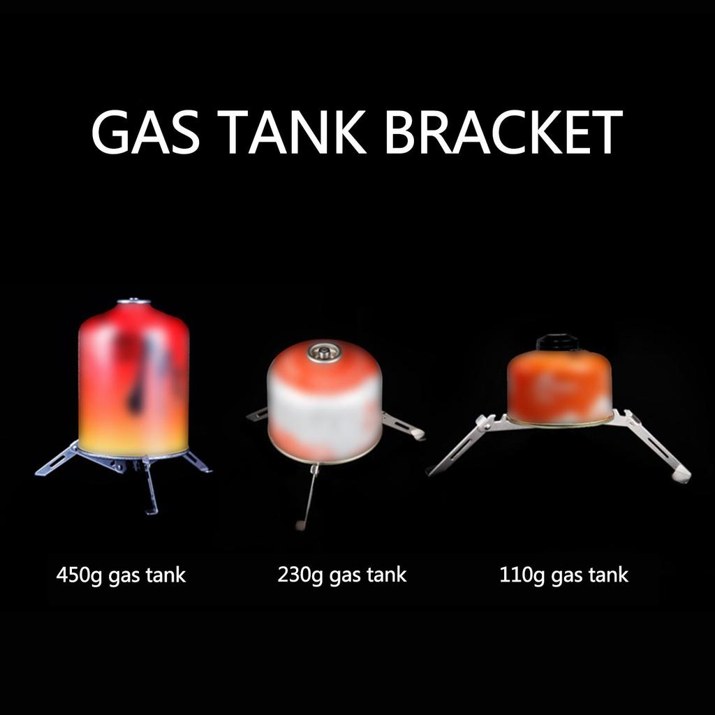 Stainless Steel Folding Triangular Stable Bracket Outdoor Camping Stove Gas Tank Support Portable Holder