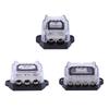 Vehicle Ground Terminal Block Metal Housing with Clear Cover for Amplifier Ground Cable Layout and Wiring Projects