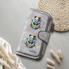 Cute Panda Print Long Wallet PU Leather Multi Card Holder Casual Women Fashion Purse