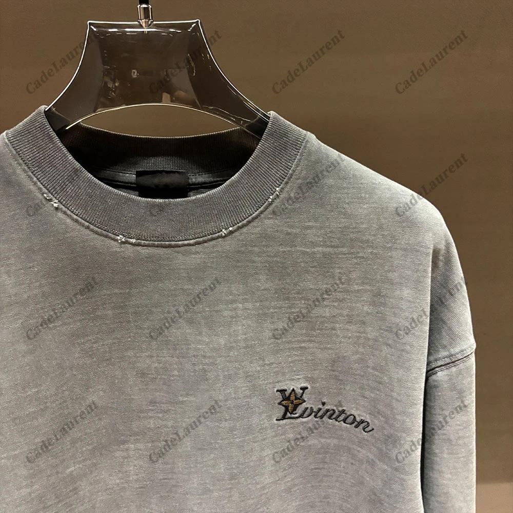 Męskie Jesienne Nowości: Stylowa, wygodna bluza z kapturem z długim rękawem i charakterystycznym okrągłym dekoltem