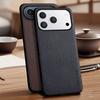 Case for iPhone 17 Air 16 15 14 13 Pro Max Plus Vegan Faux Lychee Pebbled Leather Cover Funda for iPhone 17 Pro Max Case Capa