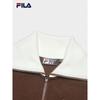 FILA Women's Color-Block Lapel Knit Pullover Sweatshirt