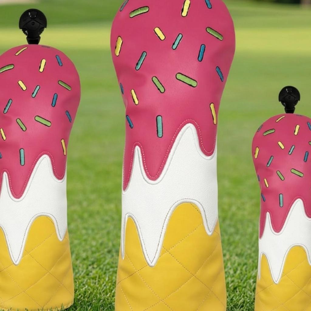 Stylish Golf Club Headcover Long-Lasting PU Safeguarding