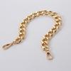 AU 40cm Punk Metal Thick Chain Bag Shoulder Strap DIY Handbag Handles (Gold)