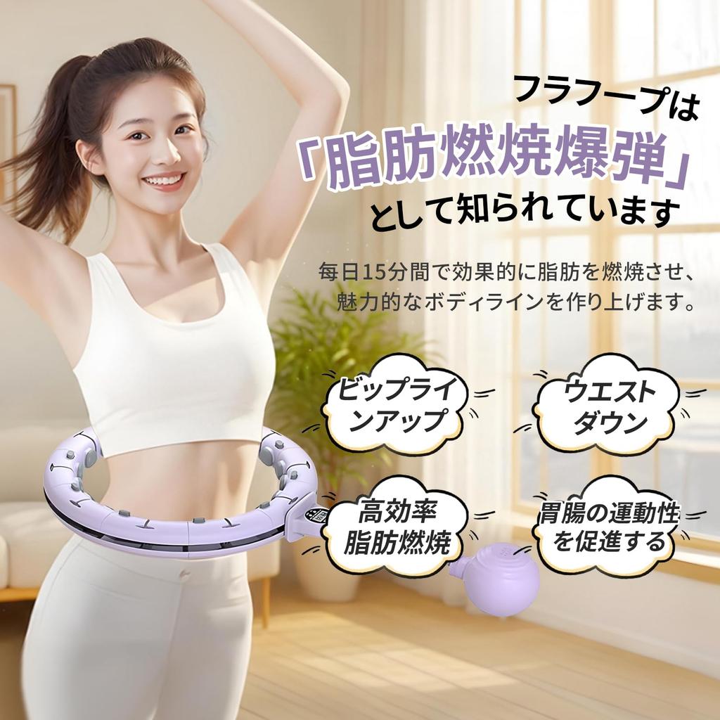 Brand New Hula Hoop for Dieting Popular Exercise Equipment for Adults and Children Assembly Required Adjustable Size Diameter Includes Japanese