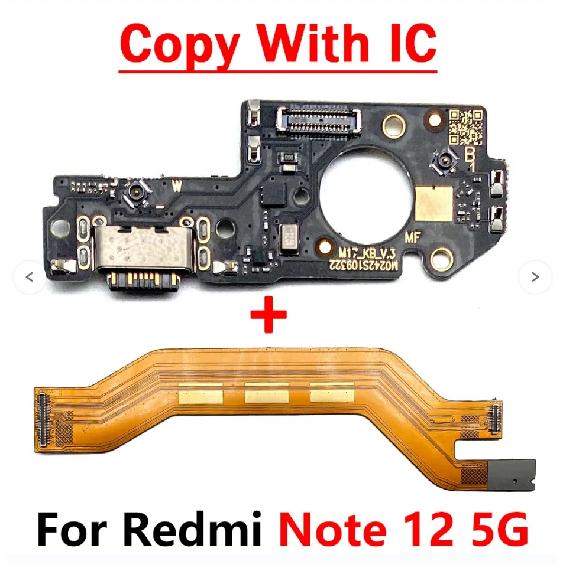 Xiaomi Redmi Note 10 Pro 10s 11 11s Pro 4G 5G için Test Edildi USB Şarj Portu Dock Kartı Konektörü Ana FPC Anakart Esnek Kablo