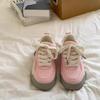 Pink Breathable Leather Board Shoes Women's Spring New Student Versatile Shoes Casual Sports White Shoes