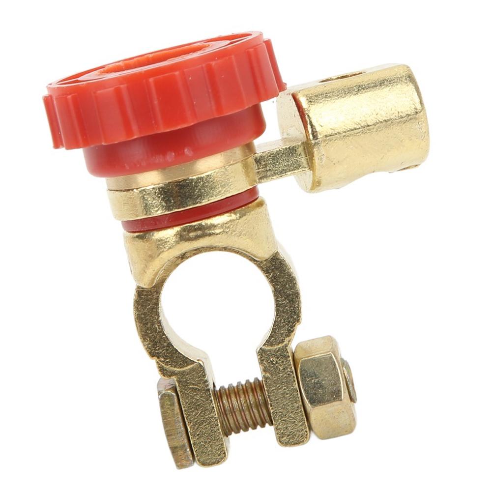 100A Battery Disconnect Switch for Vehicle Power Isolation Easy Operation Tighten Nut 4 5 Turns L Type Rotary Inches/cm