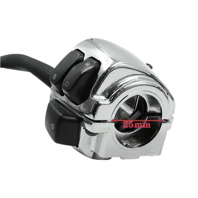 A51K-Motorcycle 1Inch 25Mm Handlebar Control Switch Harness Horn Turn Signal Light Switch For  Sportster Dyna Softail