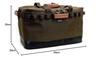 ALBATRE Multi-Gear Container Outdoor Bag, Medium, Water-Repellent, Easy to Clean, Durable, ALOB101, Dark Olive