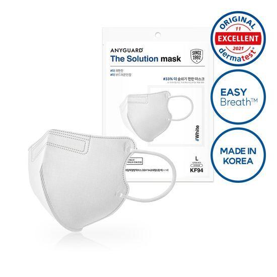 ANYGUARD The Solution Mask KF94 Bird Beak Large 1 Sheet (Choose 1) (White/Black)