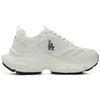 MLB Los Angeles Dodgers Textile, Synthetic Leather Low top Chunky Sneakers Unisex Ecru 3ASHW055N-07WHS