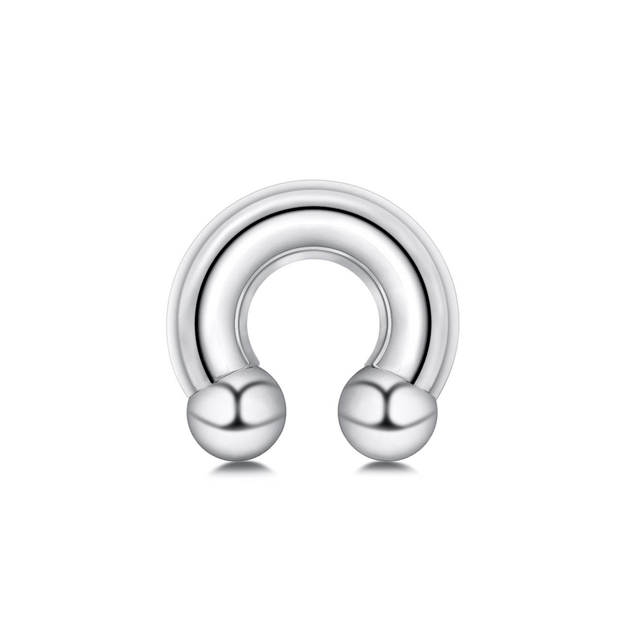 

Multi-use Titanium Stainless Steel Captive Ball Ring: Earring, Nipple, Genital, Piercing. 1.6mm*12mm*5mm