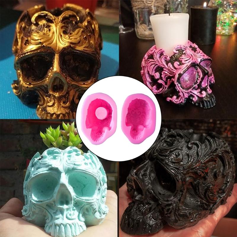 Handmade Plaster Soap Resin Mold Candle Holder Resin Mold Ornaments Casting Mold