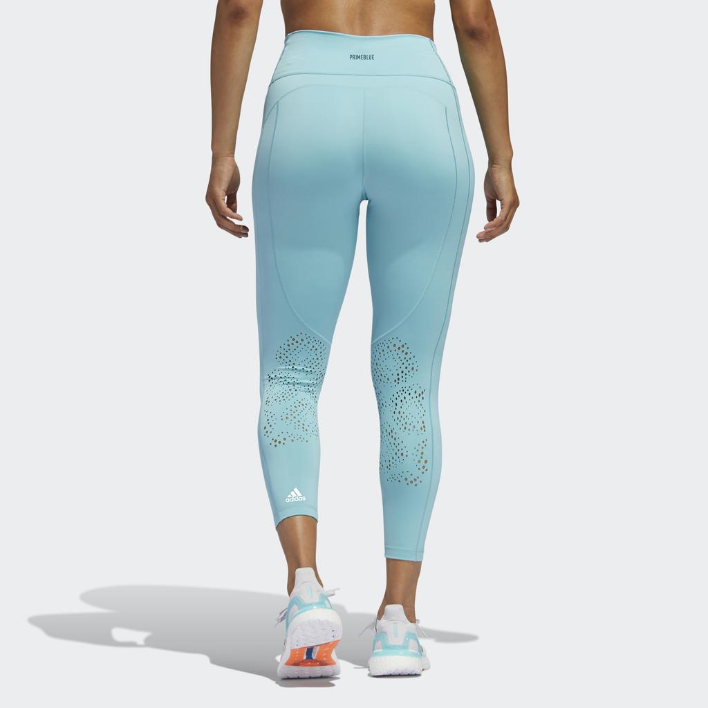 Adidas Believe This 2.0 Primeblue Solid Color High-Waisted Nine-Point Sports Pants Women Pants Vibrant-Blue FP6824