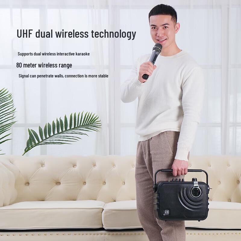 K6 Portable Bluetooth Speaker for Outdoor Karaoke & Music