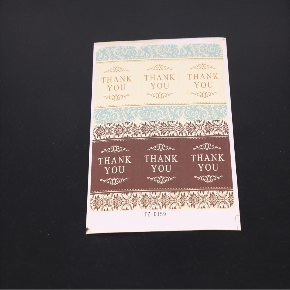 Self-adhesive Thank You Labels Paper Labels Stickers Sealing Sticker Cake Candy Box Gift Box