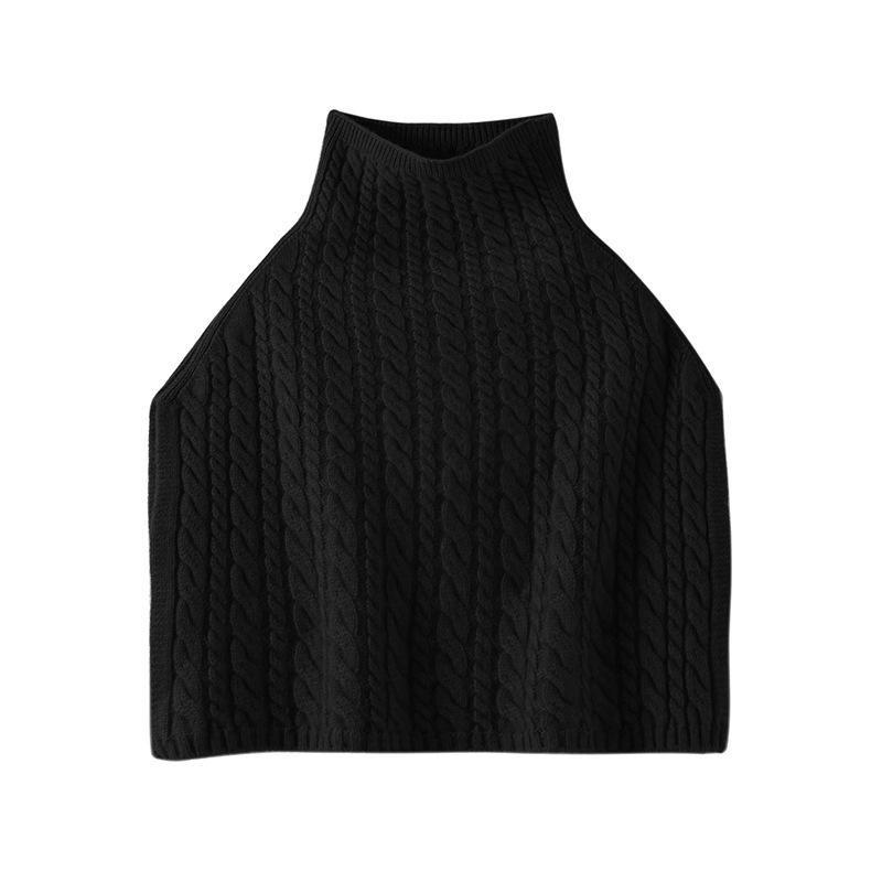 

Высокий воротник-пуловер вязаный кашемировый шарф женский универсальный теплый шейный платок ложный воротник шаль 50*53