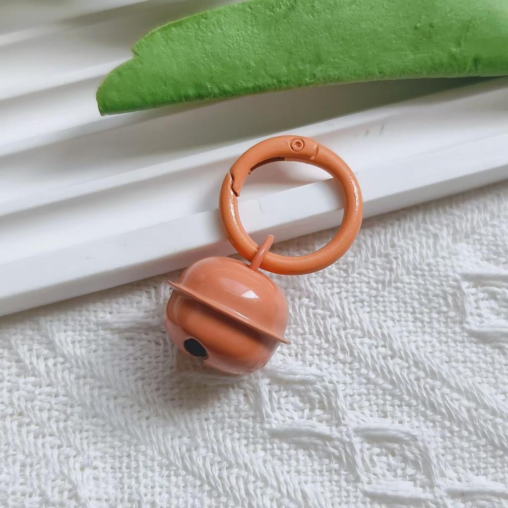 Portachiavi Ciondolo Campanella Colore Caramella con Moschettone a Molla Smaltato per Gioielli Fai da Te e Accessori per Borse
