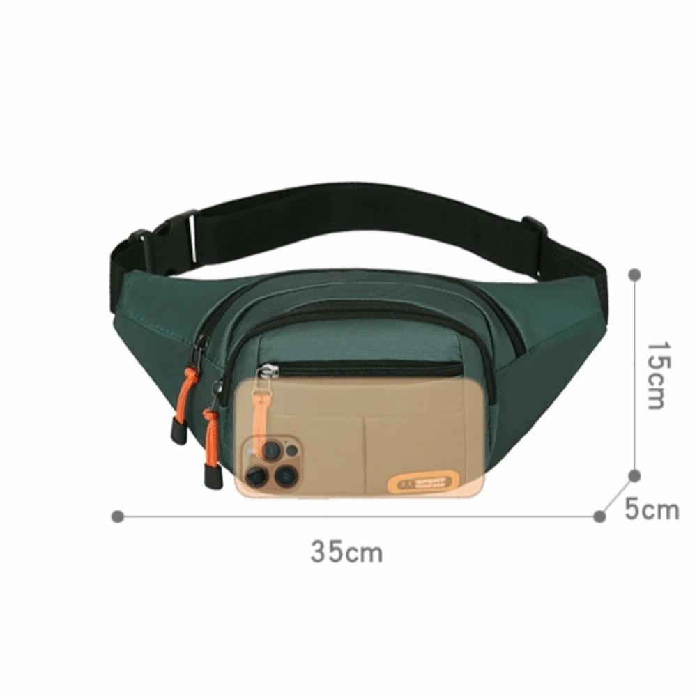 Oxford Men's Crossbody Bags Waterproof Large Capacity Waist Bag Durable Multifunctional Multi-Pockets Waist Packs Men Women