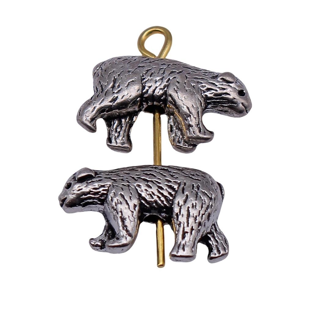 Small Hole Spacer Beads Minimalist Animal Charms For Pet Jewelry Components