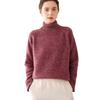 Women's High Neck Heavyweight Marled Cashmere Sweater - New Autumn/Winter Three-Ply Knitwear Arrival