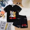 Tom and Jerry T-shirt Shorts Set Cute Cartoon Printed Casual Wear Fashion Summer Boys Girls Clothes Birthday Gift Tops Sportwear