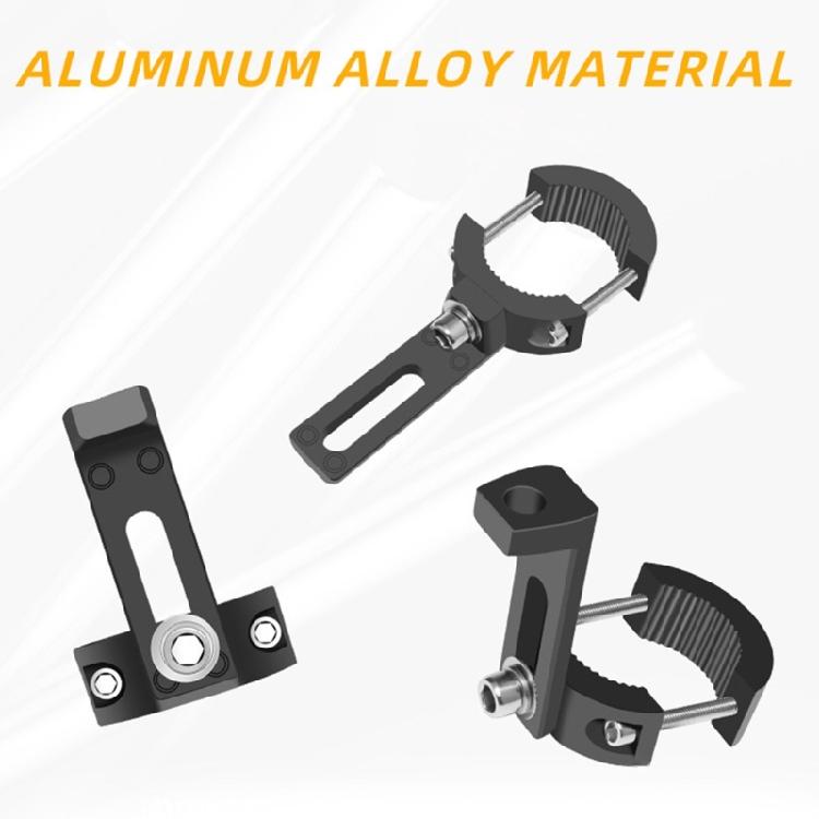 Motorcycle Spotlight Mount Brackets, Motorbike Tube Clamp Turn Signal Mounting Clamp Fog Light Holder 0.79'' To 1.5''