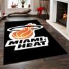 Basketball Flame Logo Rug Design Non-slip rug suitable for living room and bedroom sofas