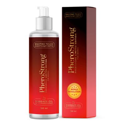 Huile de massage PheroStrong en édition limitée pour femmes - Excite les hommes avec des phéromones - 100 ml