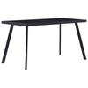 Dining Table  140x70x75 Cm Tempered Glass