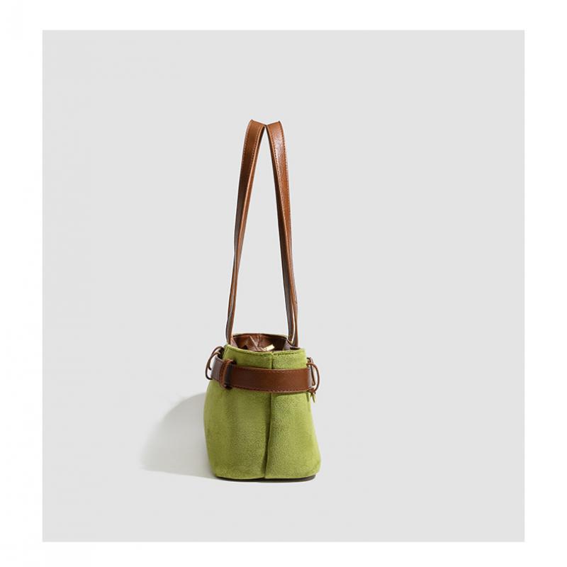 Retro Suede Shoulder Bag Women, New Vintage Hobo Bag for Daily Commute, Small Crossbody Purse