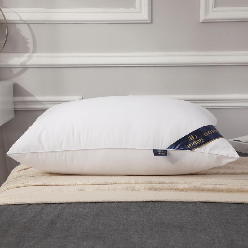 Weißes Rückfederungskissen, einfarbig, weich, bequem, für Schlafzimmer, Bett, Schlafkissen, 5-Sterne-Hotel, Zuhause, Einzelkissen für Erwachsene