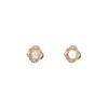 Elegant Diamond-Studded Pearl Earrings - Luxurious and Stylish Autumn/Winter Design