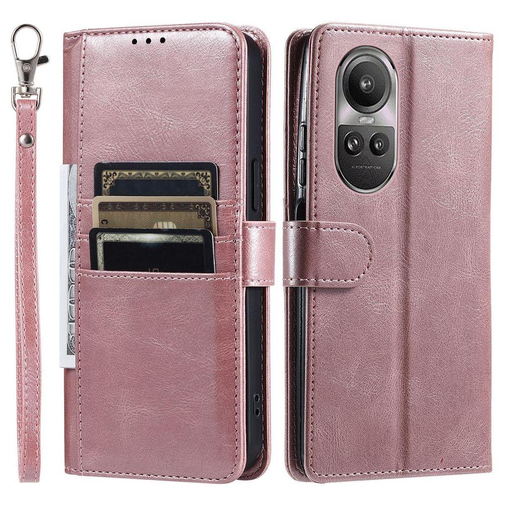 Cover for OPPO Reno10pro 5G,Reno10 5G Retro PU Leather Flip Wallet Phone Case Multi Card Slots