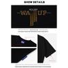 Wassup Heods Casual Letter Trendy Brand Short-Sleeve Unisex Summer Heavyweight American Street Style Versatile Couple T-Shirt