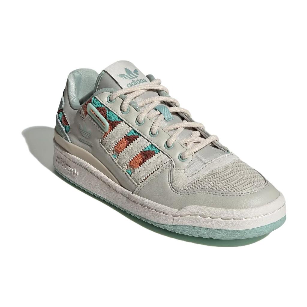 Adidas Originals Forum Comfortable Low-Top Sneakers Women Sneakers White Green IE0472