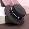 2025 Spring/Summer Women's Versatile Straw Sun Hat with Buckle - Stylish and Sun-Protective